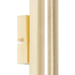 QAZQA Smart wandlamp messing incl. 2 Wifi GU10 - Jeana