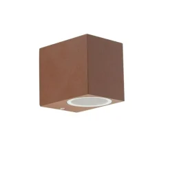 QAZQA Smart wandlamp roestbruin IP44 incl. Wifi GU10 - Baleno
