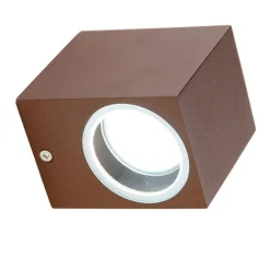 QAZQA Smart wandlamp roestbruin IP44 incl. Wifi GU10 - Baleno