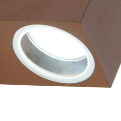 QAZQA Smart wandlamp roestbruin IP44 incl. Wifi GU10 - Baleno