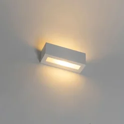 QAZQA Smart wandlamp wit incl. Wifi G9 - Tjada Novo