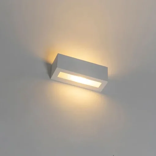 QAZQA Smart wandlamp wit incl. Wifi G9 - Tjada Novo
