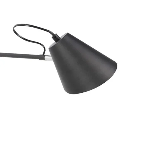 QAZQA Smart wandlamp zwart 2-lichts verstelbaar incl. Wifi A60 - Lune
