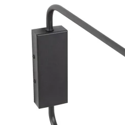 QAZQA Smart wandlamp zwart 2-lichts verstelbaar incl. Wifi A60 - Lune