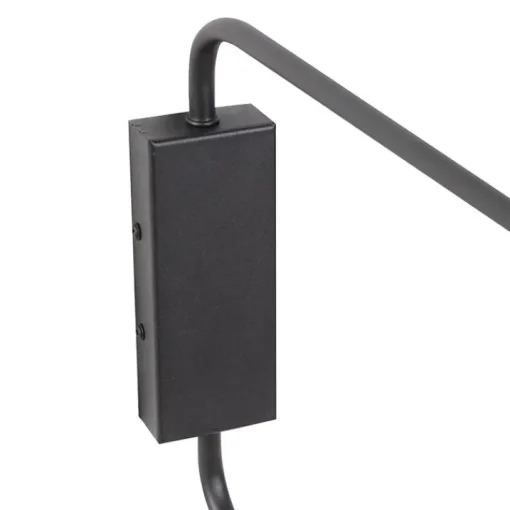 QAZQA Smart wandlamp zwart 2-lichts verstelbaar incl. Wifi A60 - Lune