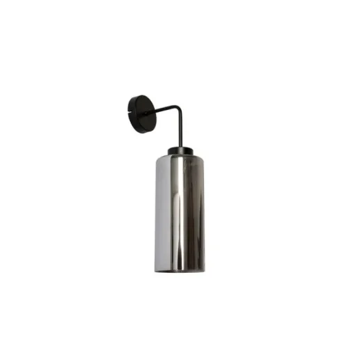 QAZQA Smart wandlamp zwart met smoke glas incl. Wifi ST64 - Laura