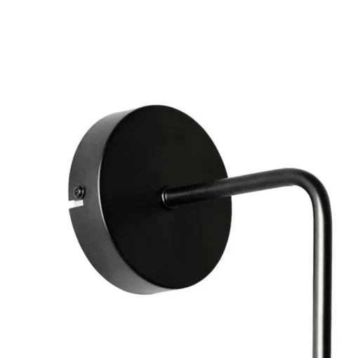 QAZQA Smart wandlamp zwart met smoke glas incl. Wifi ST64 - Laura