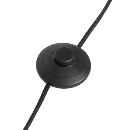 QAZQA Smart Wandlamp zwart met voetschakelaar 3-lichts incl. 3 Wifi GU10 50mm - Jeana Luxe
