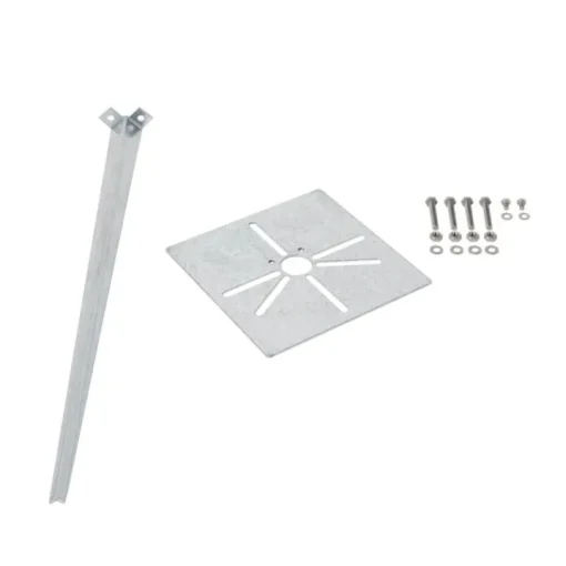 QAZQA Staande buitenlamp zwart 40 cm met grondpin en kabelmof - Charlois