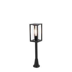 QAZQA Staande buitenlamp zwart 100 cm met grondpin en kabelmof - Charlois
