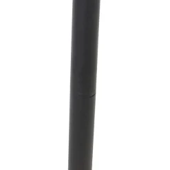 QAZQA Staande buitenlamp zwart 100 cm met grondpin en kabelmof - Charlois
