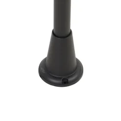 QAZQA Staande buitenlamp zwart 100 cm met grondpin en kabelmof - Charlois