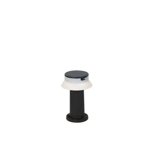 QAZQA Staande buitenlamp zwart incl. LED met dimmer IP55 solar - Felice