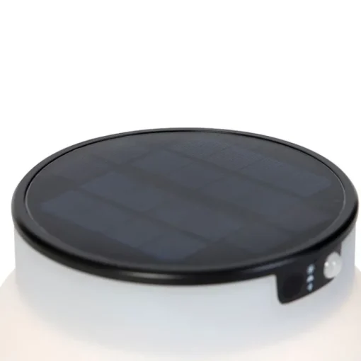QAZQA Staande buitenlamp zwart incl. LED met dimmer IP55 solar - Felice