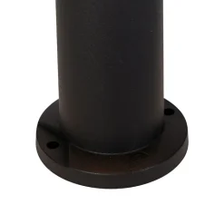 QAZQA Staande buitenlamp zwart incl. LED met dimmer IP55 solar - Felice