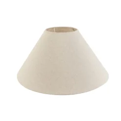 QAZQA Stoffen lampenkap beige rond schuin 50/17,5/25