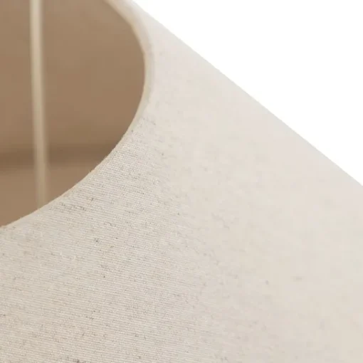 QAZQA Stoffen lampenkap beige rond schuin 50/17,5/25