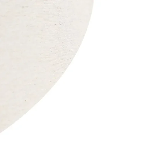 QAZQA Stoffen lampenkap beige rond schuin 50/17,5/25