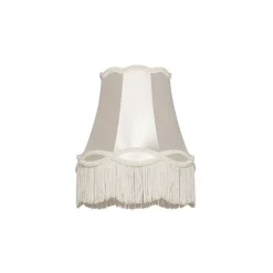QAZQA Stoffen lampenkap crème 30 cm - Granny