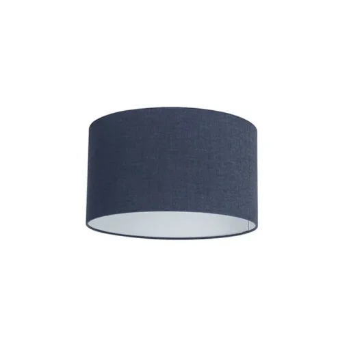 QAZQA Stoffen lampenkap donkerblauw 35/35/20