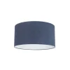 QAZQA Stoffen lampenkap donkerblauw 50/50/25