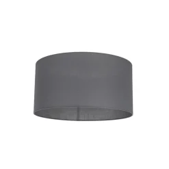QAZQA Stoffen lampenkap donkergrijs 50/50/25
