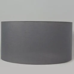 QAZQA Stoffen lampenkap donkergrijs 50/50/25