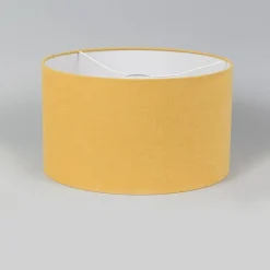 QAZQA Stoffen lampenkap geel 35/35/20
