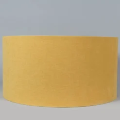 QAZQA Stoffen lampenkap geel 50/50/25
