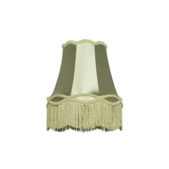 QAZQA Stoffen lampenkap groen 30 cm - Granny