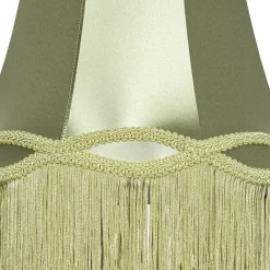 QAZQA Stoffen lampenkap groen 30 cm - Granny