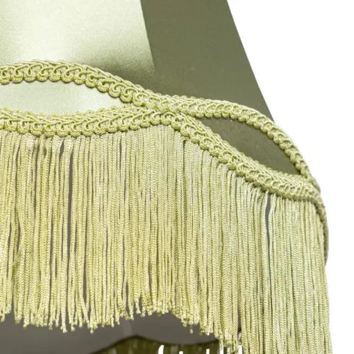 QAZQA Stoffen lampenkap groen 30 cm - Granny