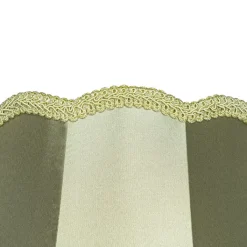 QAZQA Stoffen lampenkap groen 30 cm - Granny