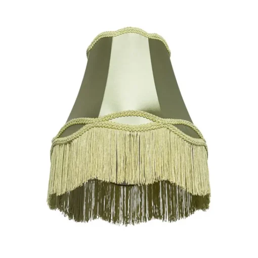 QAZQA Stoffen lampenkap groen 30 cm - Granny