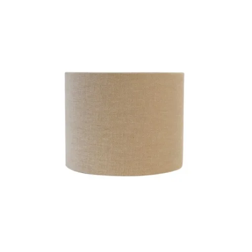 QAZQA Stoffen lampenkap lichtbruin rond 18/18/14