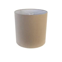 QAZQA Stoffen lampenkap lichtbruin cilinder 40/40/40