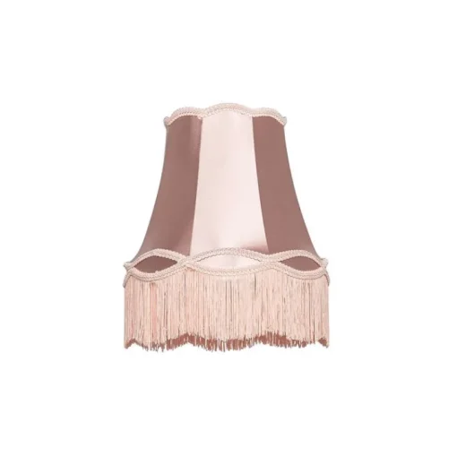 QAZQA Stoffen lampenkap roze 30/18/26 - Granny