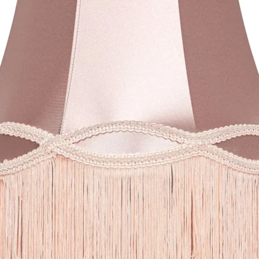 QAZQA Stoffen lampenkap roze 30/18/26 - Granny