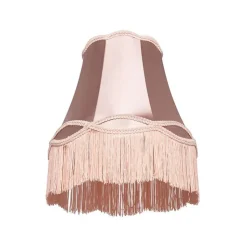 QAZQA Stoffen lampenkap roze 30/18/26 - Granny