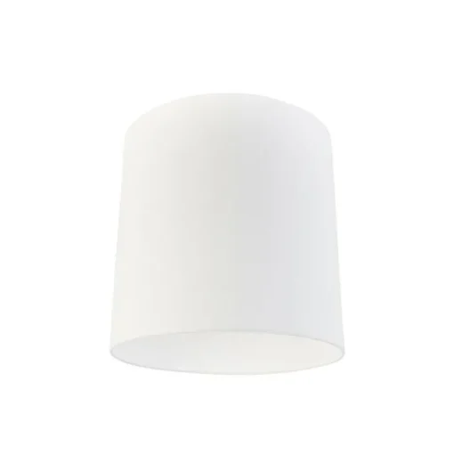 QAZQA Stoffen lampenkap wit cilinder 40/40/40