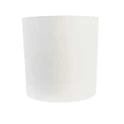 QAZQA Stoffen lampenkap wit cilinder 40/40/40