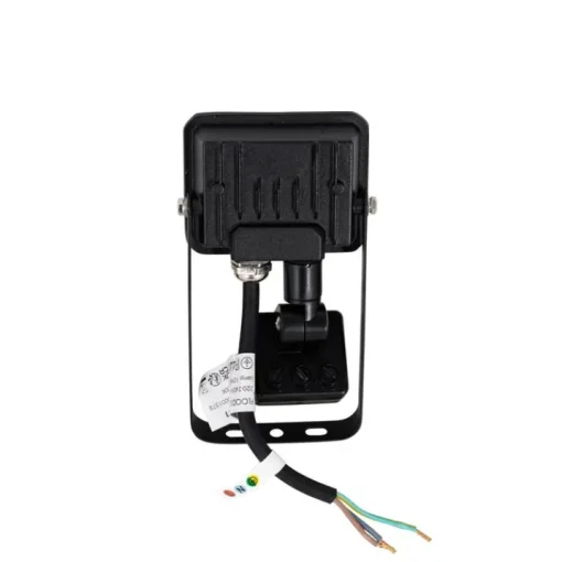QAZQA Straler zwart 8,5 cm incl. LED IP44 met bewegingssensor - Levana