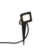 QAZQA Straler zwart incl. LED met grondpin IP65 - Levana