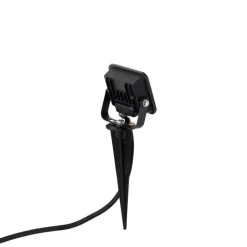 QAZQA Straler zwart incl. LED met grondpin IP65 - Levana