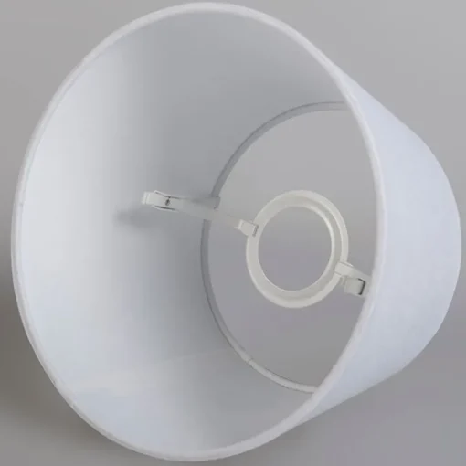 QAZQA Tafellamp goud/messing met kap wit 25 cm verstelbaar - Parte