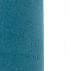 QAZQA Velours lampenkap blauw 35/35/20 met gouden binnenkant