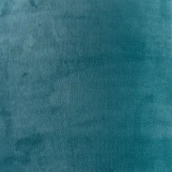 QAZQA Velours lampenkap blauw 50/50/25 met gouden binnenkant