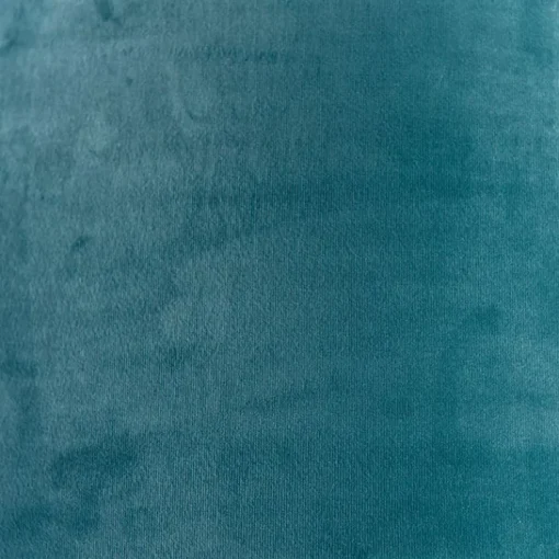 QAZQA Velours lampenkap blauw 50/50/25 met gouden binnenkant