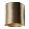 QAZQA Velours lampenkap brons met gouden binnenkant 40/40/40