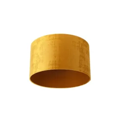 QAZQA Velours lampenkap goud 35/35/20
